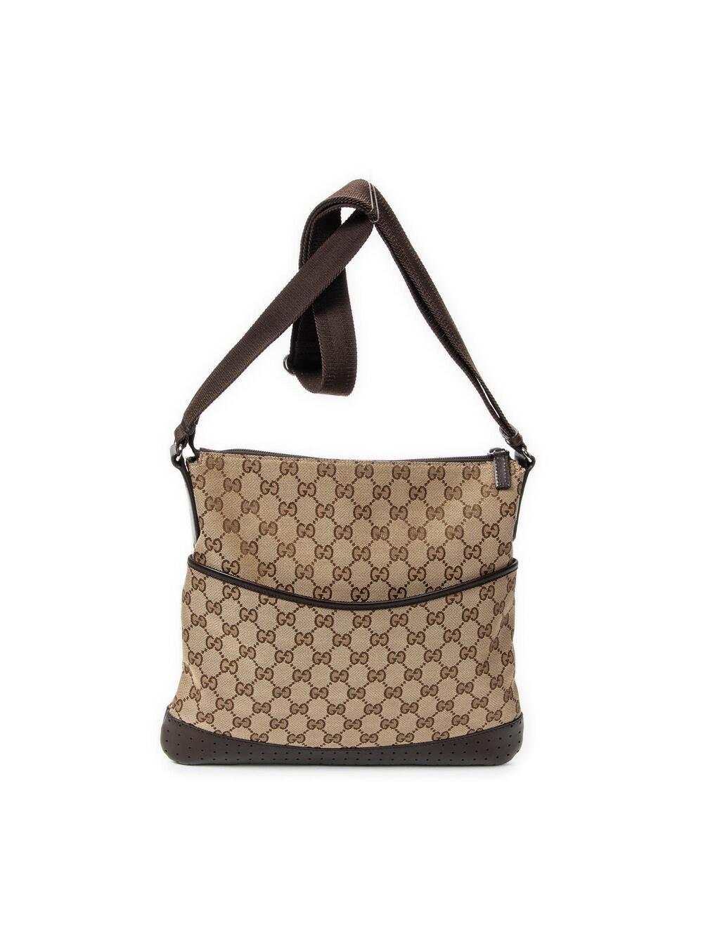 Gucci Zip Messenger Bag Gg Canvas With #274579G69B